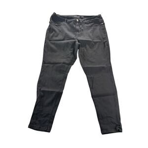 Elite Black Wash Denim High Rise Stretchy Skinny Jeans Women's Size 3X